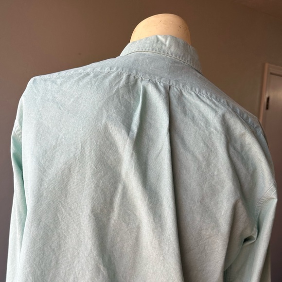 J Crew Slim Fit Button Down Long Sleeve Shirt | Easter Green - Picture 3 of 9